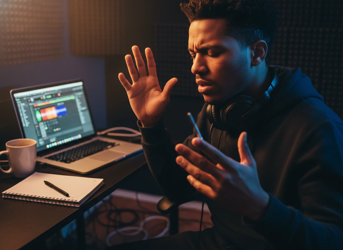 Creator using Rap Beat Maker